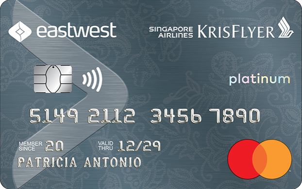 EastWest Singapore Airlines KrisFlyer Platinum Mastercard